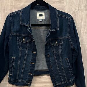 Old Navy Dark Blue Jean Jacket